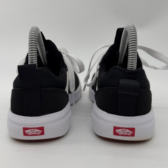 Vans Range EXP Low Top Youth Size 4 Black White Nylon Suede Sneakers - Picture 11 of 16